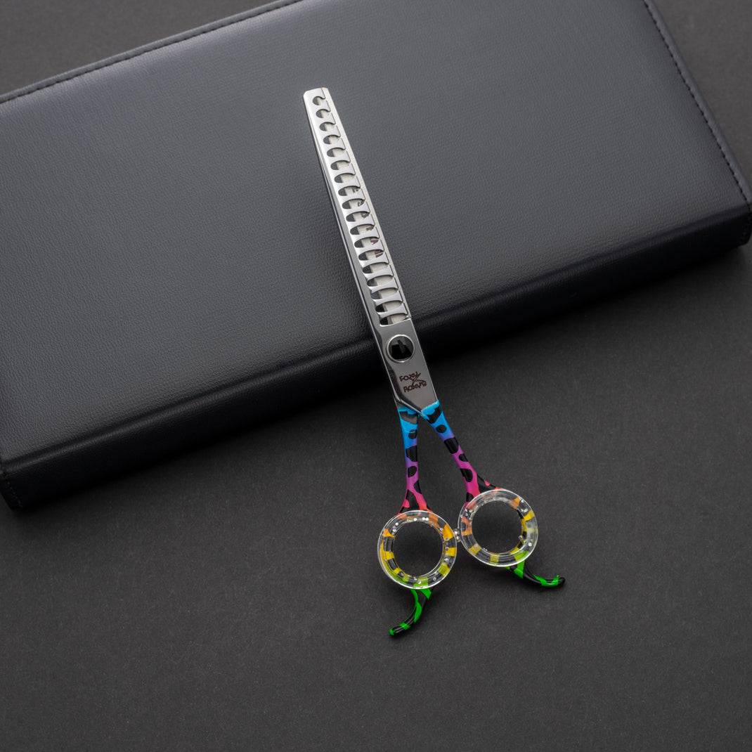 A monthly scissor subscription for dog groomers!