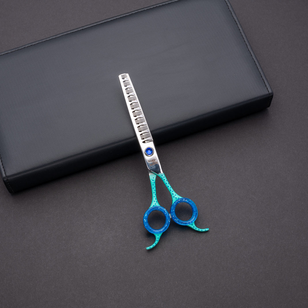 A monthly scissor subscription for dog groomers!