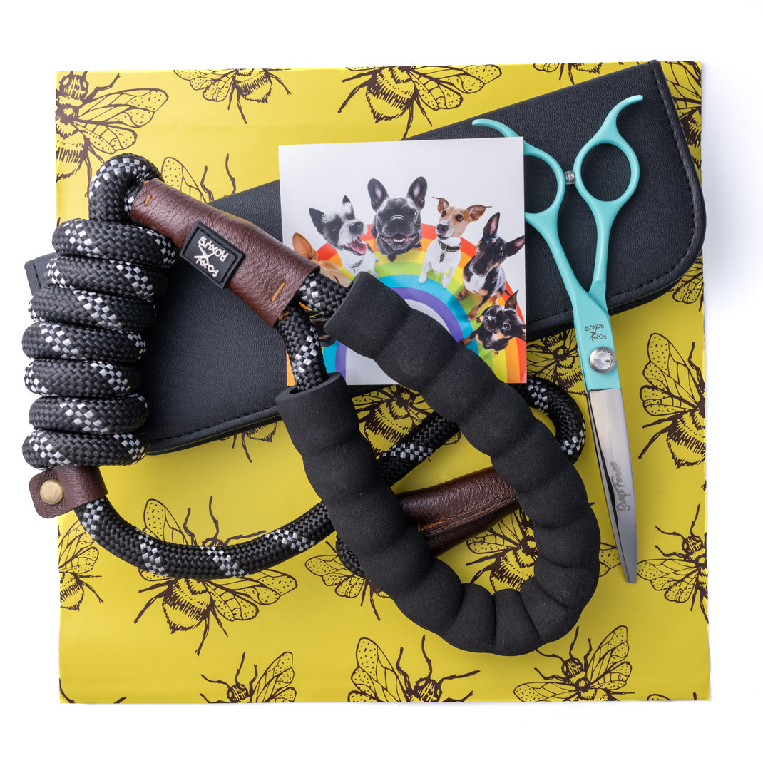 A monthly scissor subscription for dog groomers!